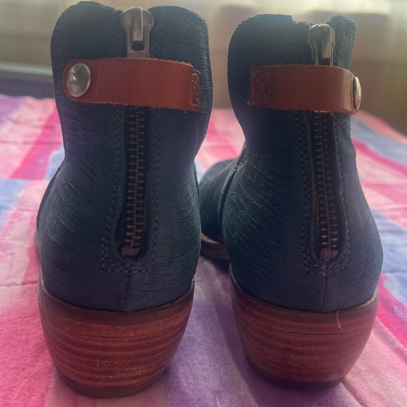 Catarina Mina turquoise ankle boots size UK 38 US 7.5 - Picture 3 of 8